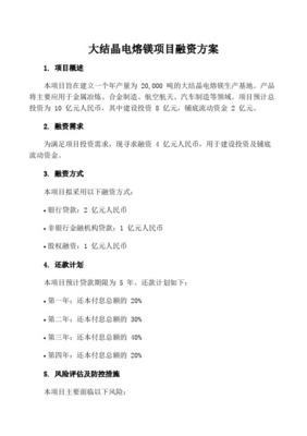 年產xxx金屬鎂項目實施方案(項目申請參考)